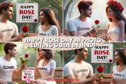 Happy Rose Day AI Photo Editing Guide In HINDI