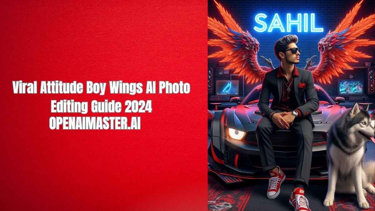 Viral Attitude Boy Wings Ai Photo Editing Guide 2024