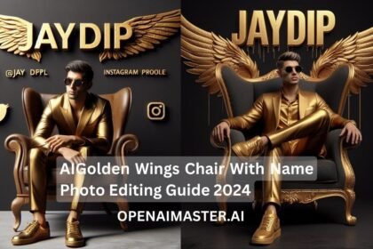 Ai Golden Wings Chair With Name Photo Editing Guide 2024