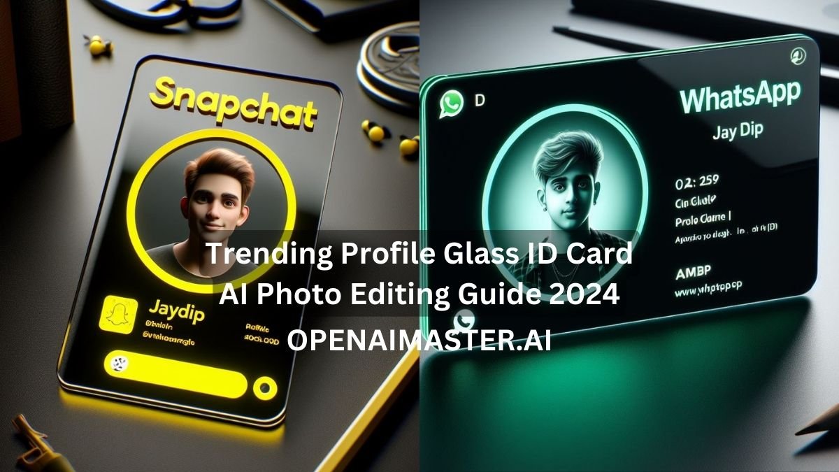 Trending Profile Glass ID Card Ai Photo Editing Guide 2024