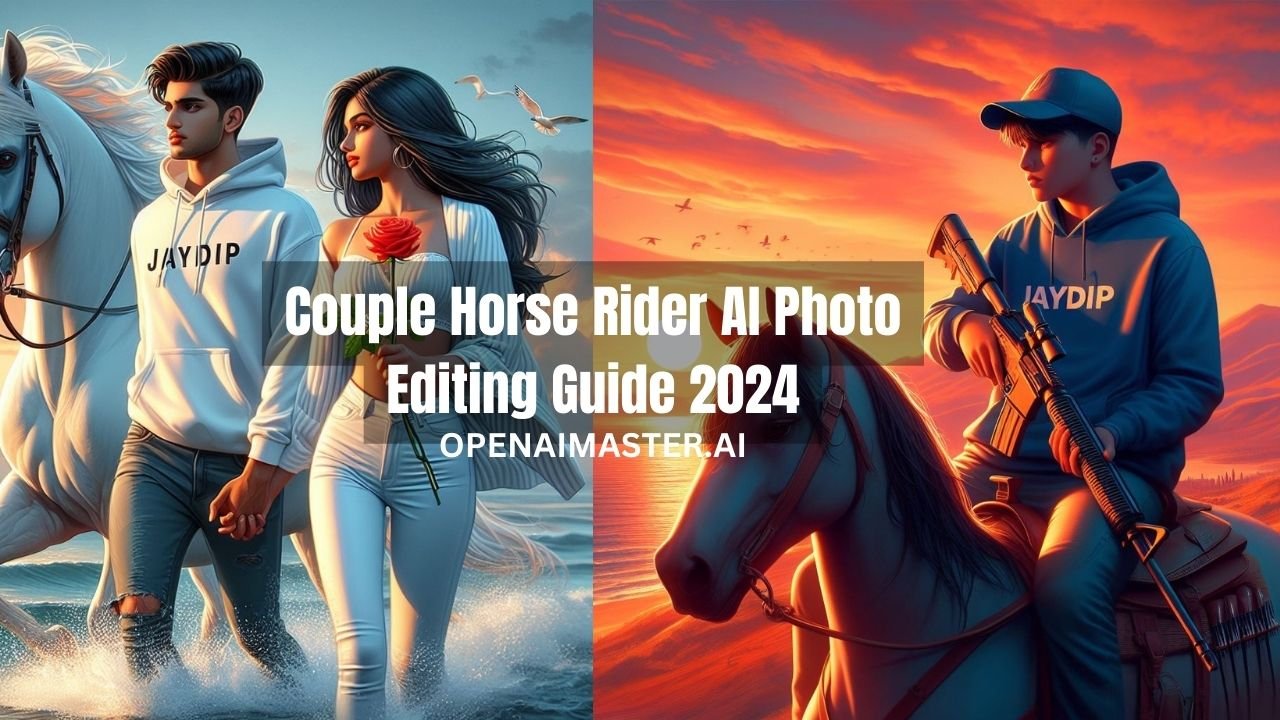 Couple Horse Rider Ai Photo Editing Guide 2024