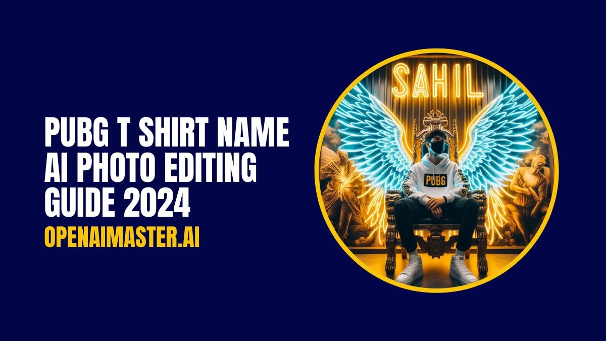 PUBG T Shirt Name Ai Photo Editing Guide 2024