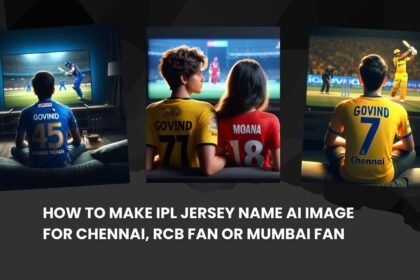 How To Make IPL Jersey Name AI Image For Chennai, RCB Fan or Mumbai Fan