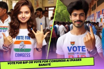 Vote For BJP or Vote For Congress AI Image