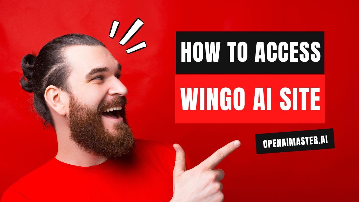 How To Access Wingo AI Site