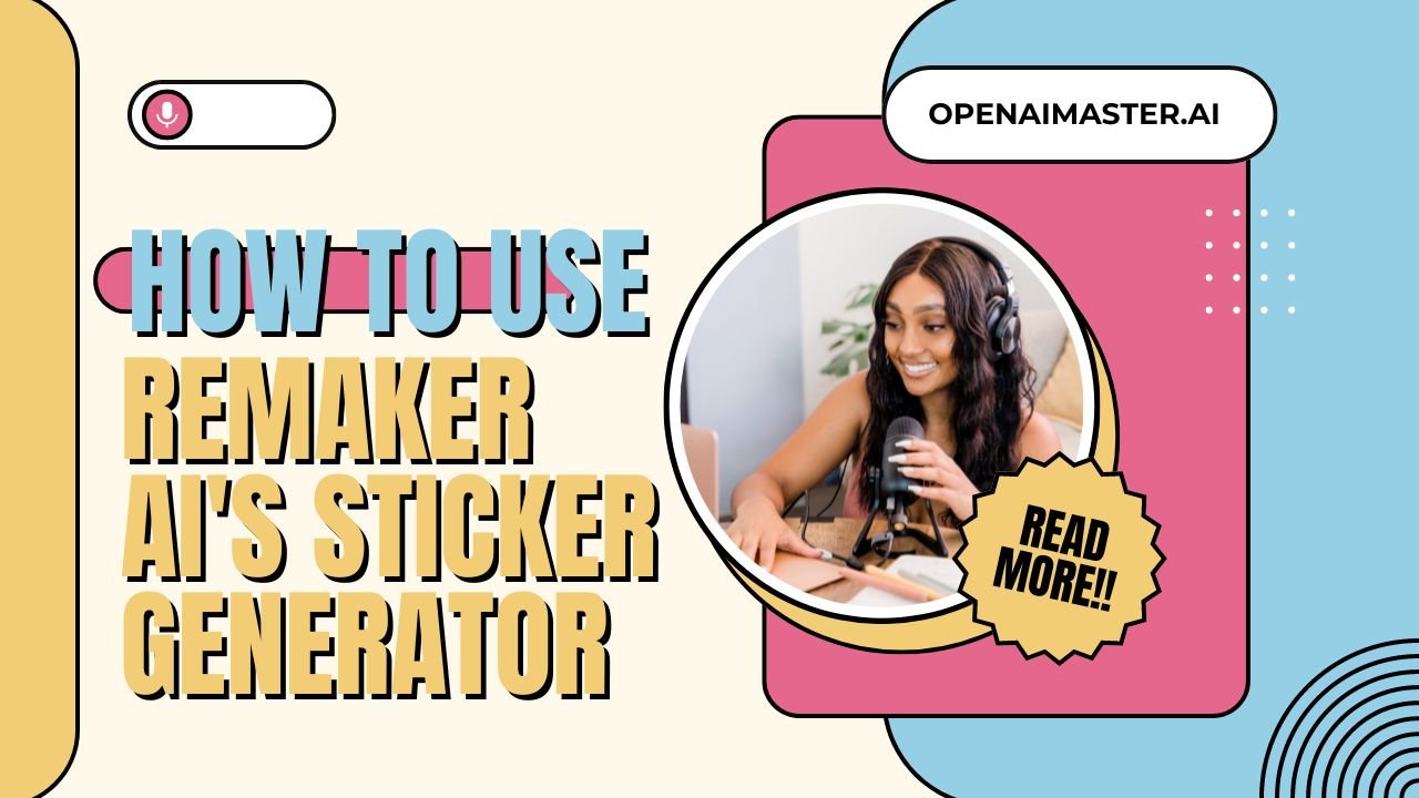 Remaker AI's Sticker Generator