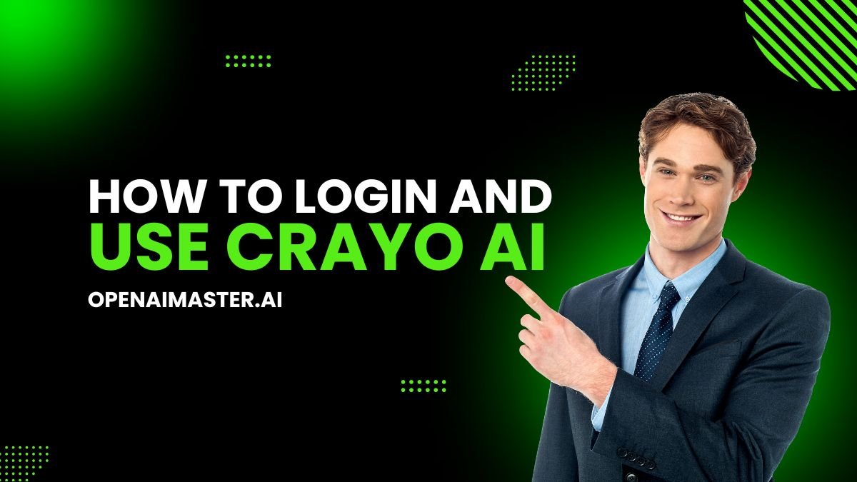 How To Crayo AI Login And Use