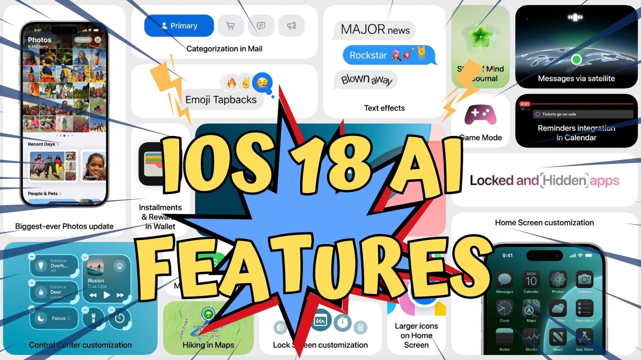 iOS 18 AI Features