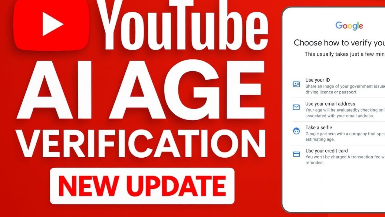 YouTube launches AI age verification to restrict users under 18