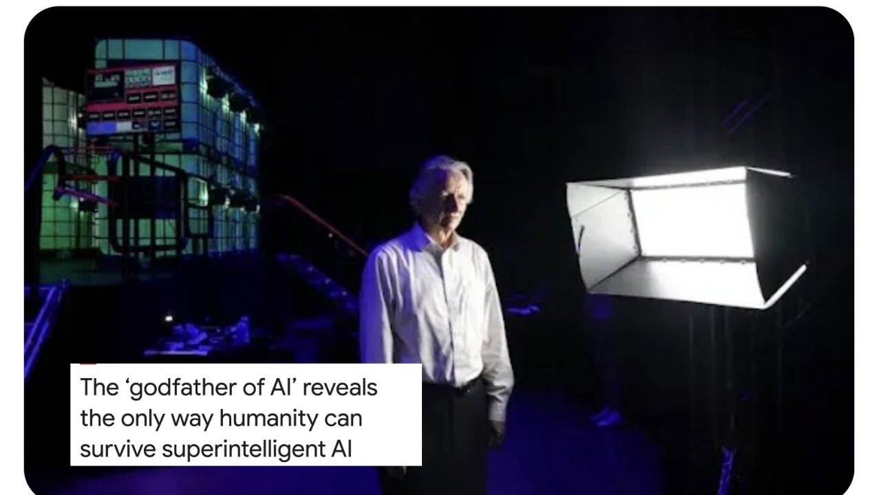The Godfather of AI Thinks the Only Way We Survive Superintelligence Is if It Loves Us