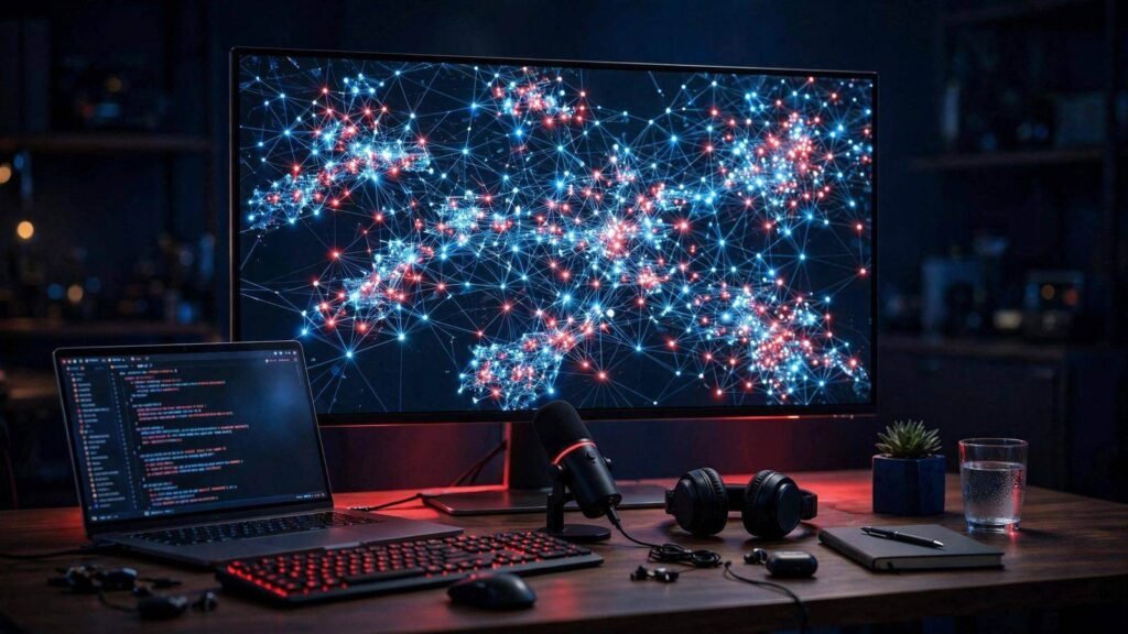 AI agent tools on a workplace screen illustrating Gemini Agent for Work and coworker agents